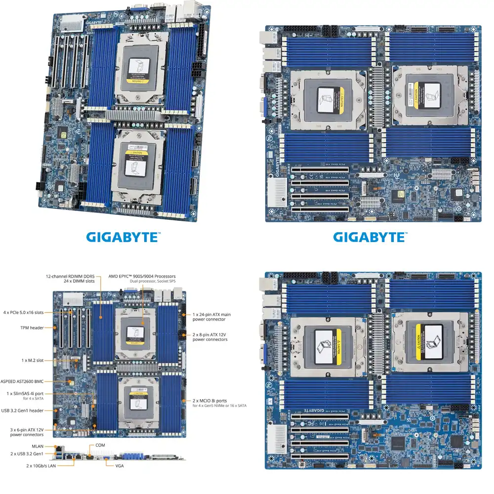 Ddr5 Memory - EPYC 9005 9004 Sunucu Anakartı için