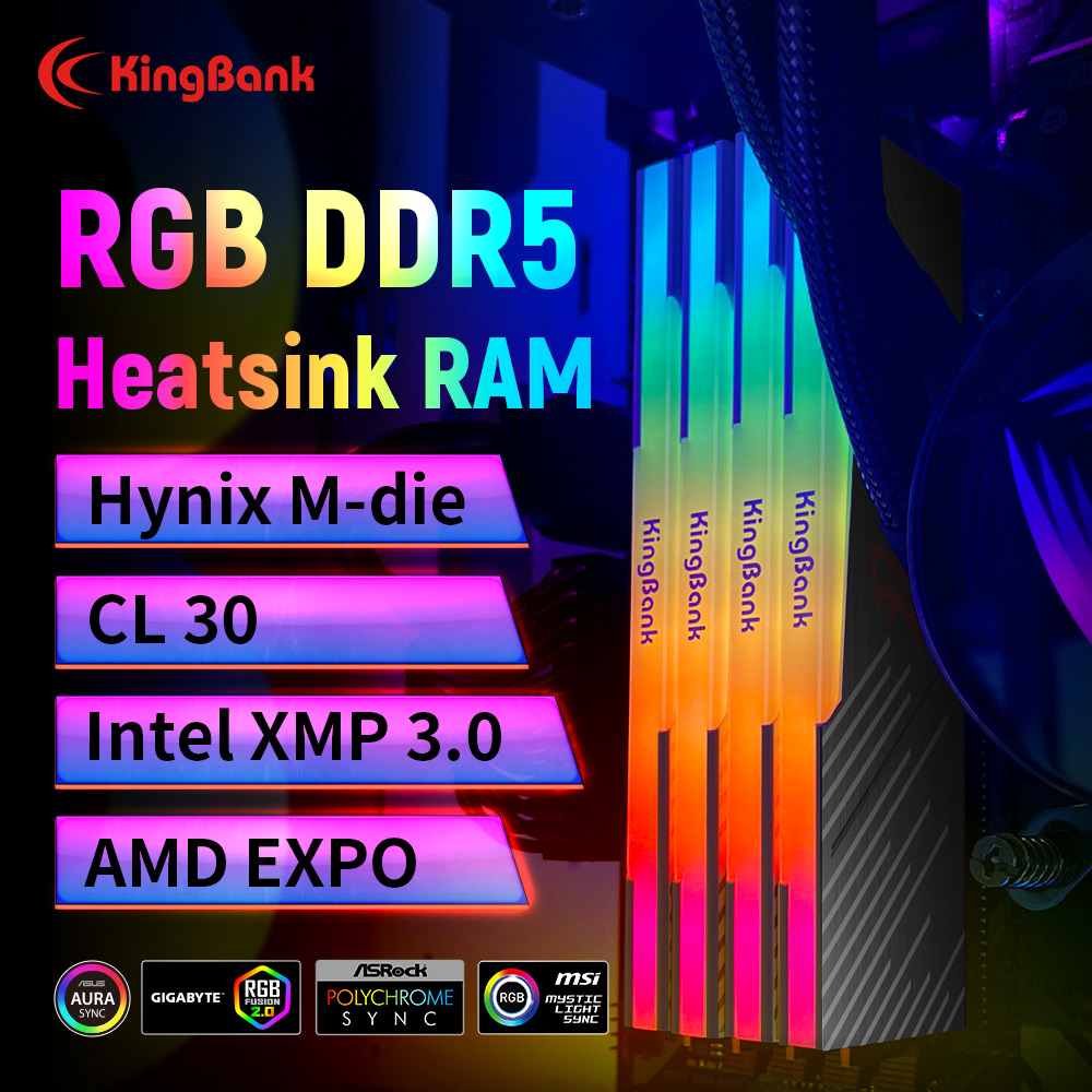 KingBank KRRB DDR5 RGB SoarBla - Ddr5 Kit incelemesi ve fiyatı