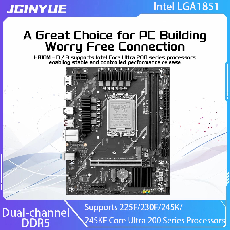JGINYUE H810 Anakart Intel LGA - Ddr5 64Gb incelemesi ve fiyatı