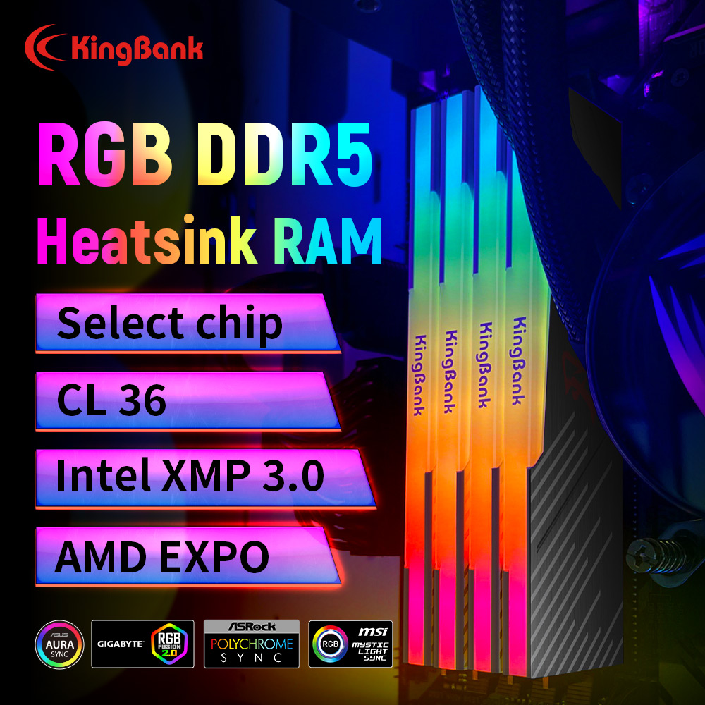 KingBank KRRB DDR5 RGB 16GB /1 - Ddr5 4800Mhz incelemesi ve fiyatı
