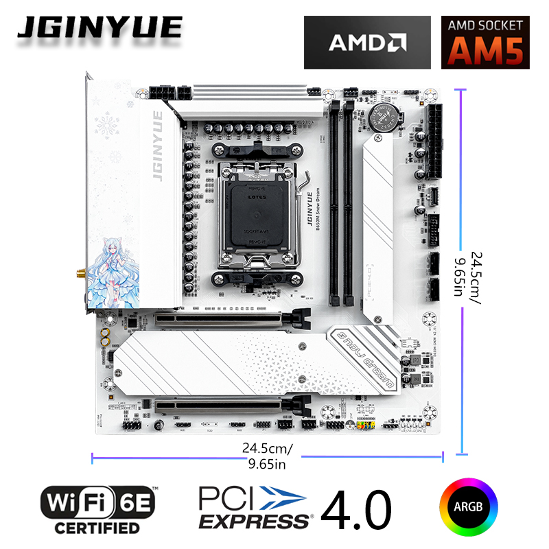 JGINYUE B650M Kar Rüyası WiFi  - Ddr5 Rgb Ram incelemesi ve fiyatı