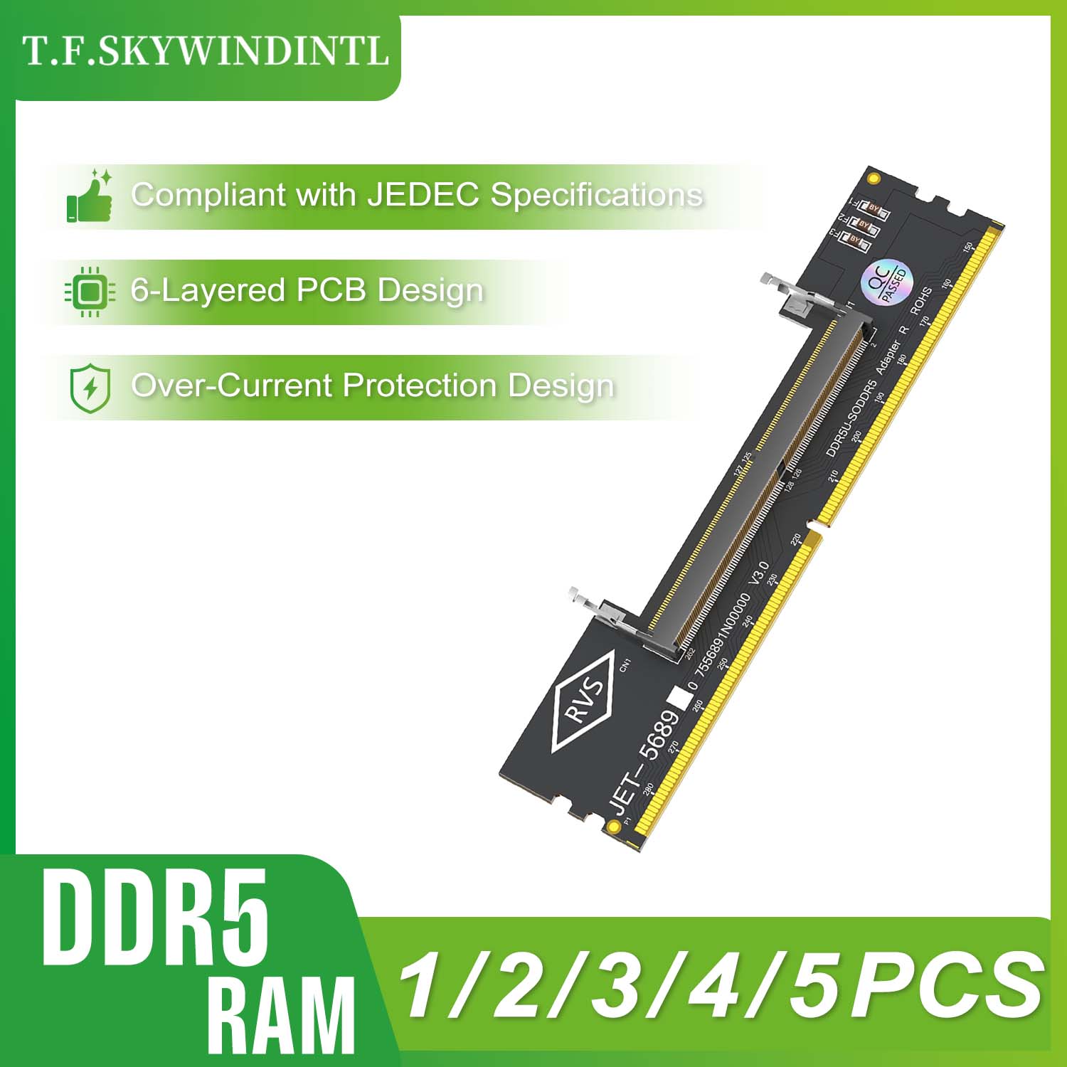 1/2/3/4/5 adet DDR5 bellek mod - Ddr5 Sodimm incelemesi ve fiyatı